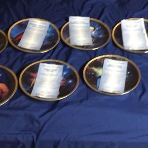 Star Trek 5 th anniversary plate collection